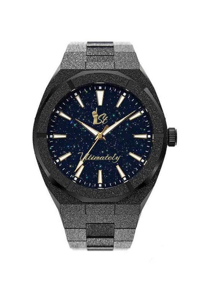 Frosted Blue Face Black