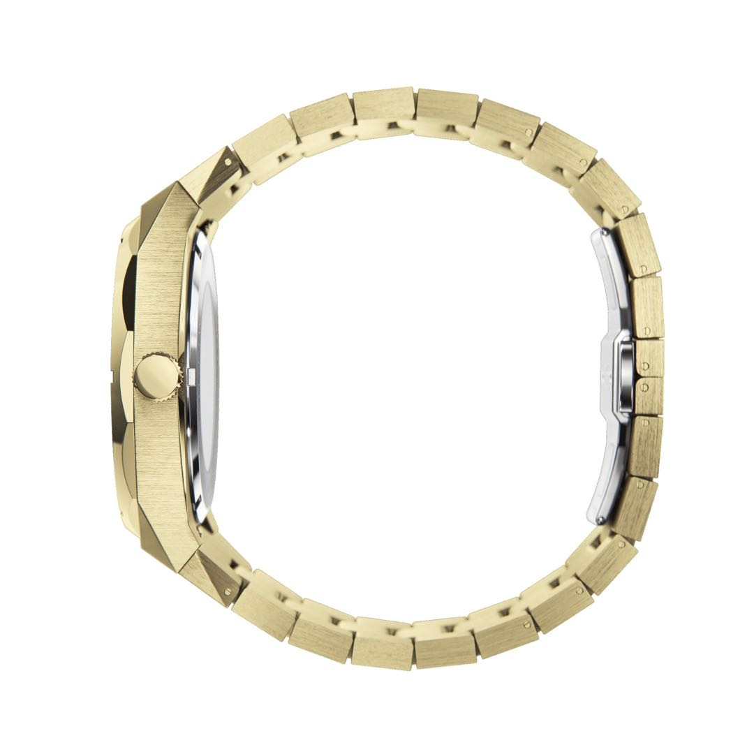 Frosted Blue Face Gold