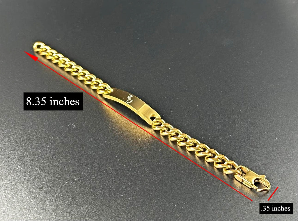 Ultimately Engraved Cuban link bracelet
