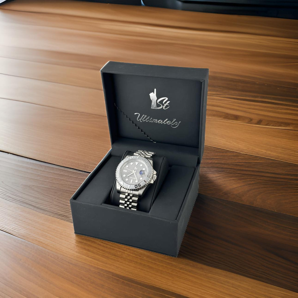 Rhodium Dial Dive Watch