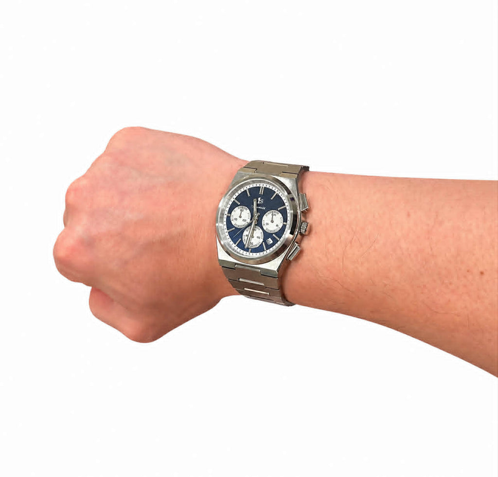 Chronographed Presidential Navy Blue