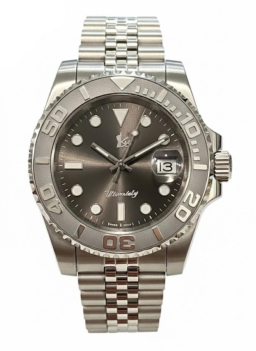 Rhodium Dial Dive Watch